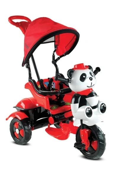 BabyHope 127 Little Panda 3 Tekerlekli İtmeli Bisiklet ürün görseli 1