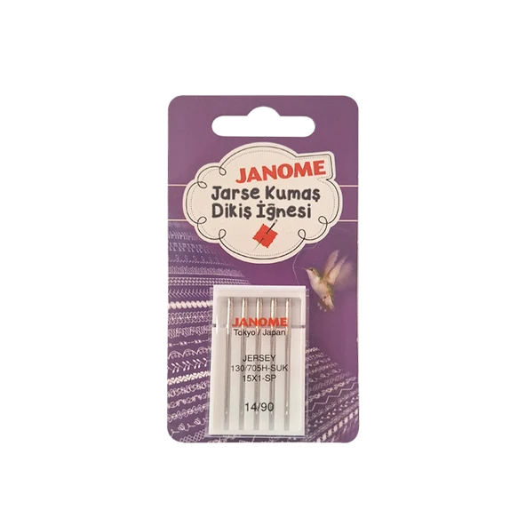 Janome 14 Numara Jersey İğne (5 Adet) ürün görseli 1