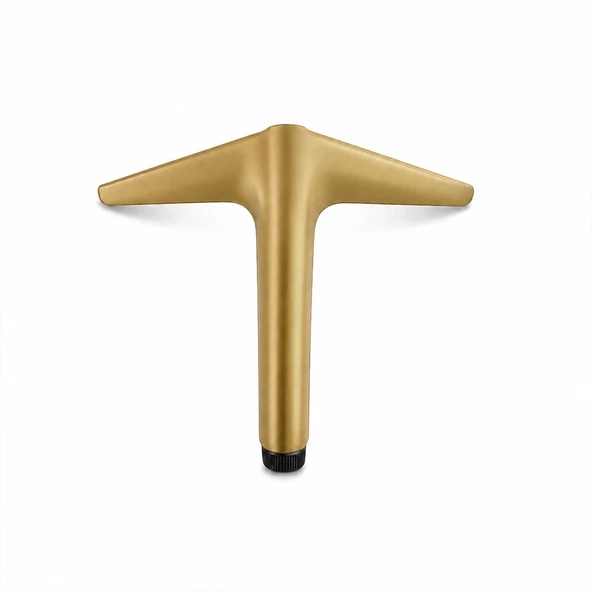 AYDOS 15 Cm Mat Altın Metal Mobilya Ayağı 1 Adet Dayanıklı Modern Tasarım Sehpa Dolap Koltuk Ayağı ürün görseli 1