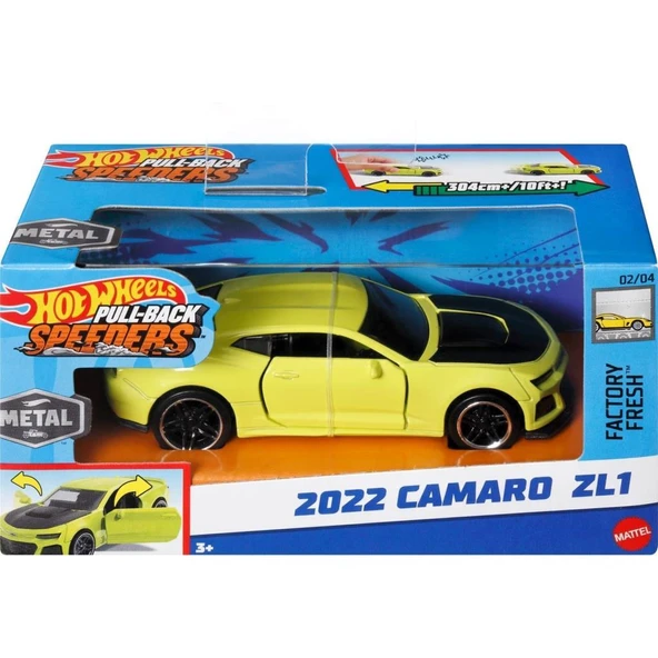 HPR70 1:43  Hot Wheels Çek-Bırak Araba - 202 CAMARO ZL1 HWH46 ürün görseli 1