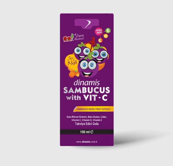 Dinamis Sambucus With Vit-C 150 ml Şurup ürün görseli 1