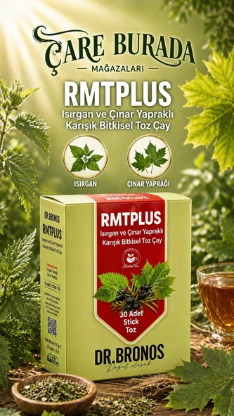Dr. Bronos - RMTPLUS 30'lu Stick Çay (Isırgan & Çınar Yapraklı) ürün görseli 1