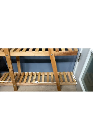 AHŞAP ÇİÇEKLİK STANDI - Resim 7