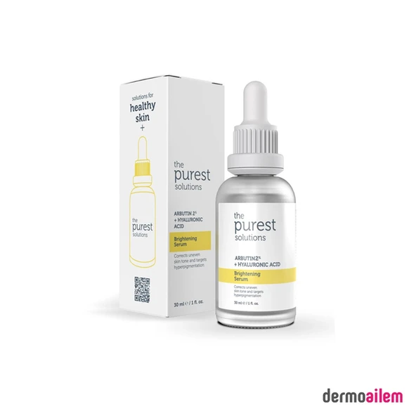 The Purest Solutions Arbutin %2 + Hyaluronic Acid 30 Ml Leke Gidermeye Yardımcı Cilt Tonu Eşitleyici Cilt Bakım Serumu ürün görseli 1