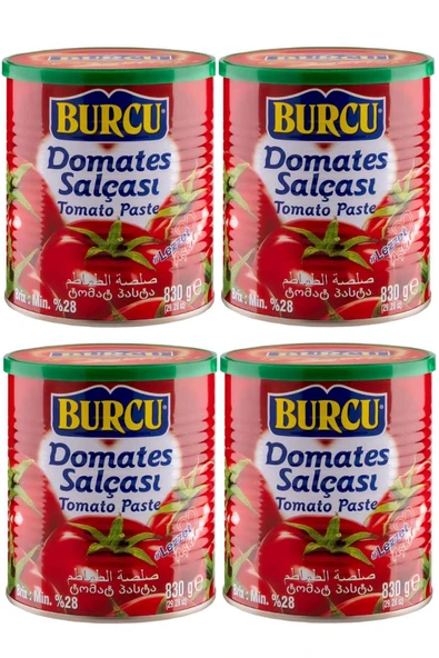 Burcu Domates Salçası 830 gr x 4 Adet ürün görseli 1