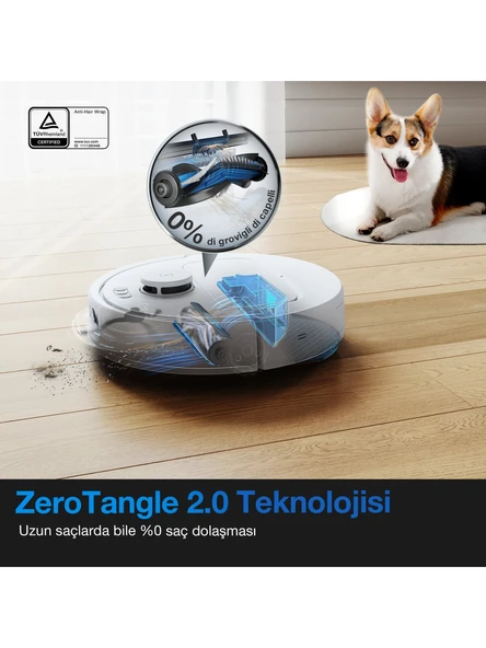 ECOVACS AKILLI SÜPÜRGE N20e PLUS WHITE - Resim 5