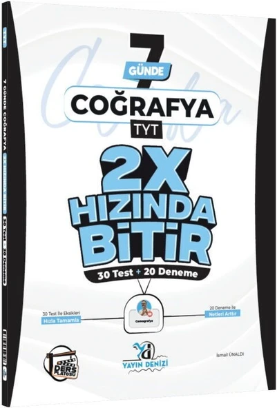 TYT Coğrafya Ders Platosu 7 Günde 2X Hızında Bitir Deneme Yayın Denizi ürün görseli 1