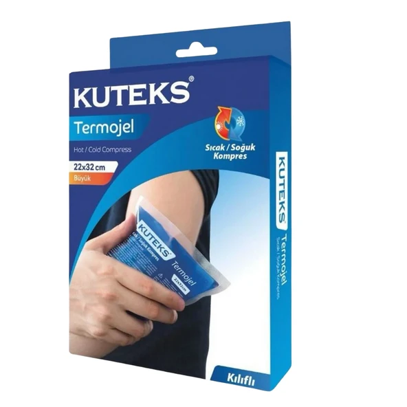 Kuteks Termojel Sıcak Soğuk Kompres Kılıflı 22x32cm Büyük 1 Adet ürün görseli 1