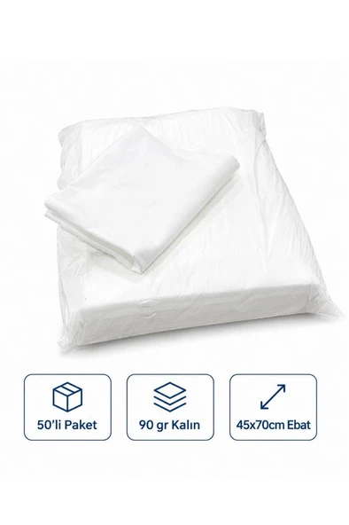 Ecefixx Tek Kullanımlık Havlu 50'i Paket 90 Gr Kalın ürün görseli 1
