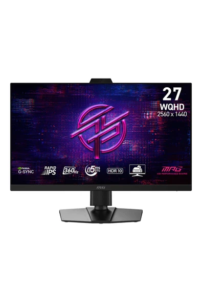 MSI 27 MPG 272QRF X36 2560x1440 (WQHD) 16:9 FLAT RAPID IPS 360HZ 0.5MS G-SYNC PULSAR PIVOT GAMING MO ürün görseli 1