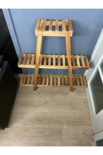 AHŞAP ÇİÇEKLİK STANDI - Resim 6