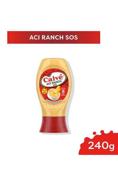 Calve Acılı Ranch Sos 240 gr - Resim 3
