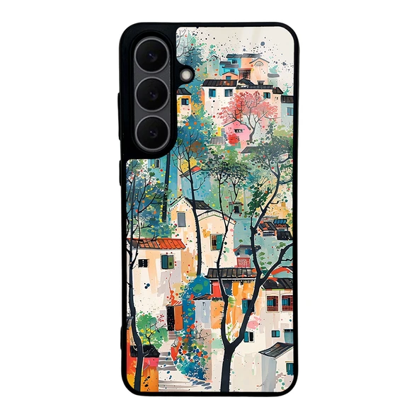 Zipax Samsung Galaxy S25 FE Uyumlu Kılıf Desenli Silikon Kapak Zr-Lusi ürün görseli 1