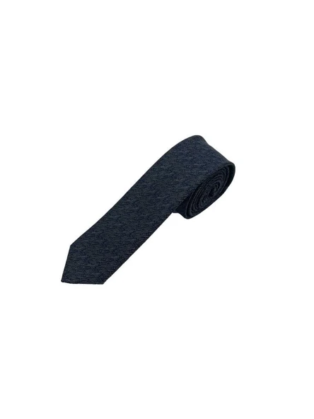 Brianze 5 Cm Gri Desenli Slim Kravat ürün görseli 1