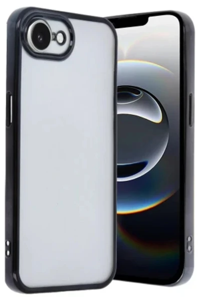Zipax Apple iPhone 17E Uyumlu Kılıf Silikon Lazer Lensli Kamera Korumalı  Azn-Razer ürün görseli 1