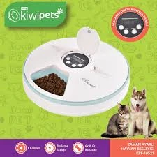 KIWIPETS KPF-10543 ZAMAN AYARLI 6 GÖZLÜ EVCİL HAYVAN BESLEYİCİ (1 LT) ürün görseli 1