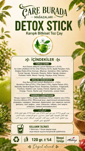 Dr. Bronos - DETOX 30'lu Stick Çay - Resim 2