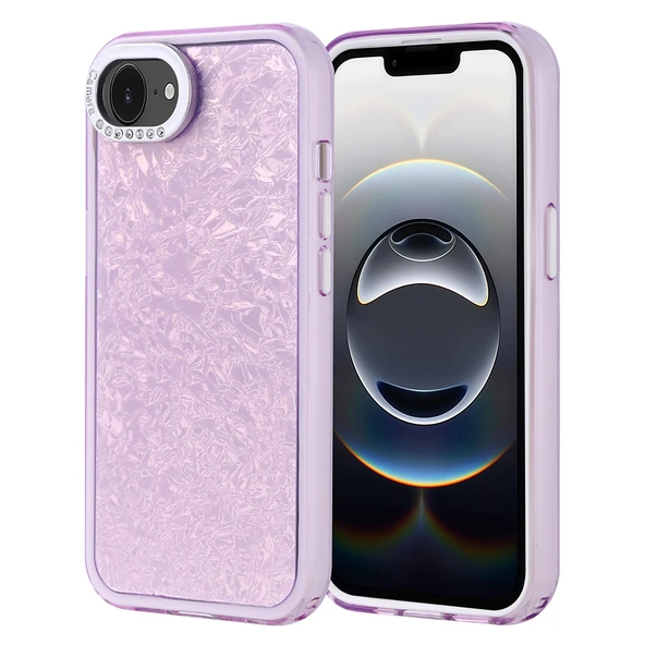 Zipax Apple iPhone 17E Uyumlu Kılıf Taşlı Silikon Kapak Zr-Kapi ürün görseli 1