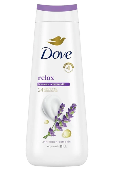 Dove Relax Lavanta ve Papatya Özlü Duş Jeli 591ML ürün görseli 1
