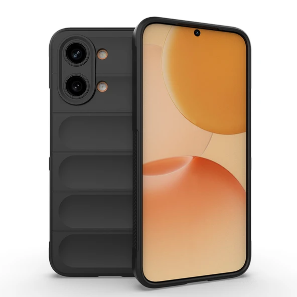 Zipax Xiaomi Poco X8 Pro Max Uyumlu Kılıf Esnek TPU Oyuklu Arka Yüzey Zr-Etnik ürün görseli 1