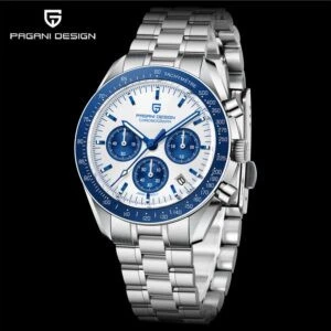 Pagani Design PD-1701 Speedmaster Moonwatch Erkek Kol Saati Blue ürün görseli 1