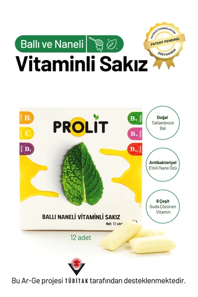 BALLI NANELİ VİTAMİN DESTEKLİ FONKSİYONEL SAKIZ 3’LÜ AVANTAJ PAKETİ ürün görseli 1