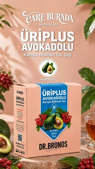 Dr. Bronos - ÜRİPLUS Avakadolu 30'lu Stick Çay (Avakado & Gilaburu & Kırkkilit Otu & İğde Çekirdeği) ürün görseli 1