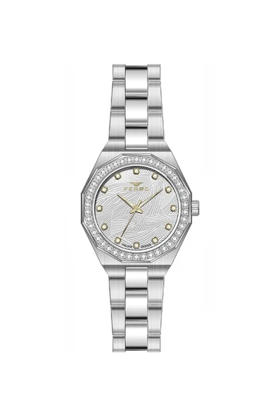 Ferro FL43014A-A Quartz Çelik Gri 27 mm Kadın Kol Saati ürün görseli 1