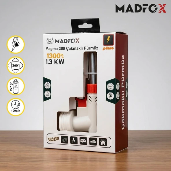 Madfox Magma 360 Çakmaklı Pürmüz - Resim 9
