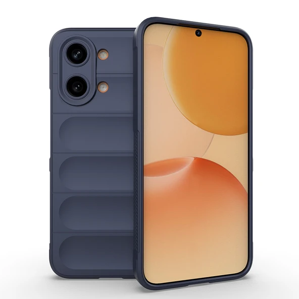 Zipax Xiaomi Poco X8 Pro Max Uyumlu Kılıf Esnek TPU Oyuklu Arka Yüzey Zr-Etnik ürün görseli 1