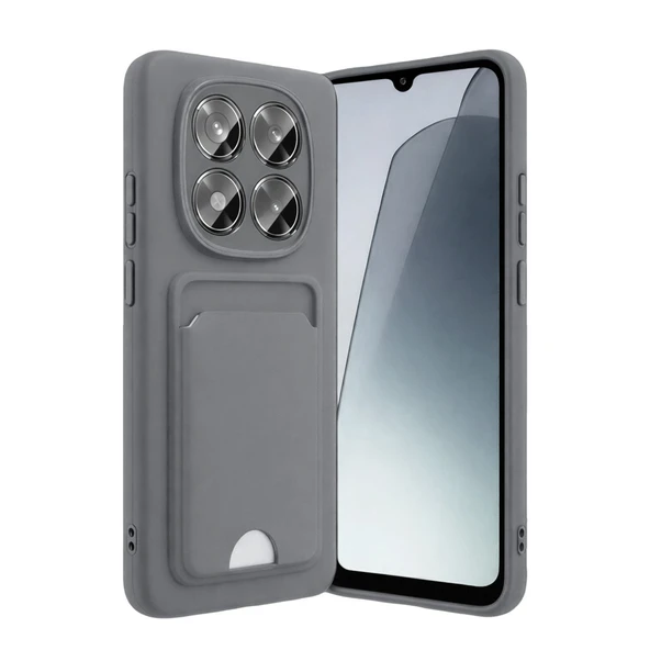 Zipax Xiaomi Redmi Note 15 4G Uyumlu Kılıf Kartlıklı Silikon Kapak Azn-Kelvin ürün görseli 1