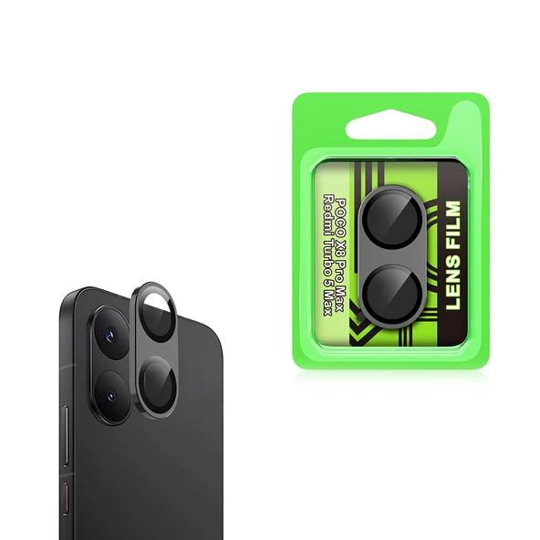 Zipax Xiaomi Poco X8 Pro Uyumlu Kamera Lens Koruyucu Cam CL-07 ürün görseli 1