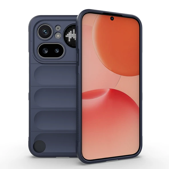 Zipax Nothing Phone 4A Pro Uyumlu Kılıf Esnek TPU Oyuklu Arka Yüzey Zr-Etnik ürün görseli 1