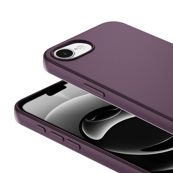 Zipax Apple iPhone 17E Uyumlu Kılıf İçi Kadife Lansman Kapak Zr-Mara ürün görseli 1