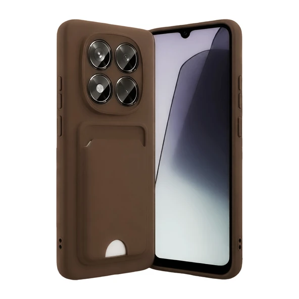 Zipax Xiaomi Redmi Note 15 4G Uyumlu Kılıf Kartlıklı Silikon Kapak Azn-Kelvin ürün görseli 1
