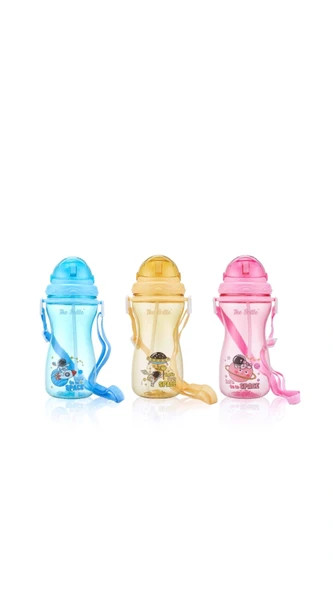 Figürlü Çocuk Matara Pipetli 500 Ml - Resim 4