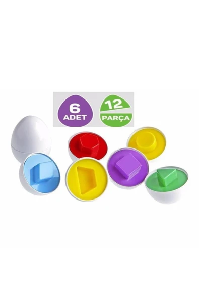 Bubu Games Yumurta Eşleştirme 6'lı (12 Parça) ürün görseli 1