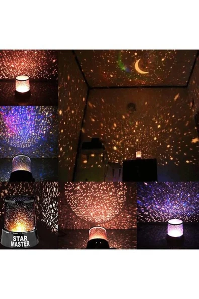 Star Master Projeksiyon Gece Lambası ürün görseli 1
