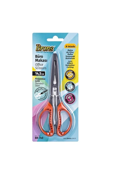 Brons Koruma Kılıflı Makas 14,5 Cm Br-740 ürün görseli 1