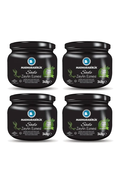 MarmaraBirlik Zeytin Ezmesi 340 gr Sade x 4 Adet ürün görseli 1