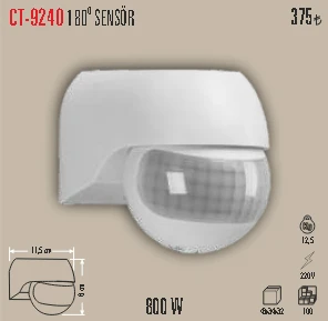 CT-9240 180° SENSÖR 800w ürün görseli 1