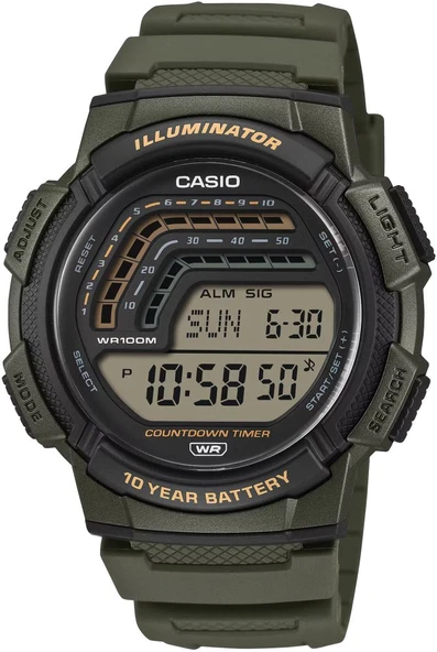 CASIO WS-1800-3AVDF ERKEK KOL SAATİ ürün görseli 1