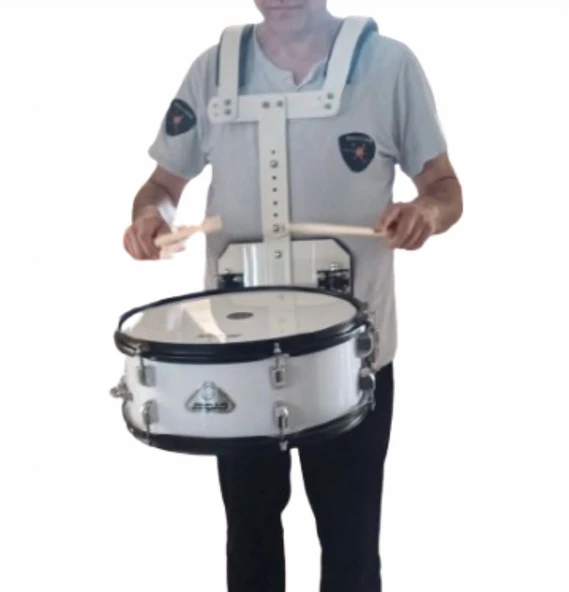 Jinbao 14''x5,5'' Bando Trampeti Beyaz Renkli Vurmalı Çalgılar İçin Dayanıklı Tasarım Jbmp1455 14''x5,5'' Bando Trampeti ürün görseli 1