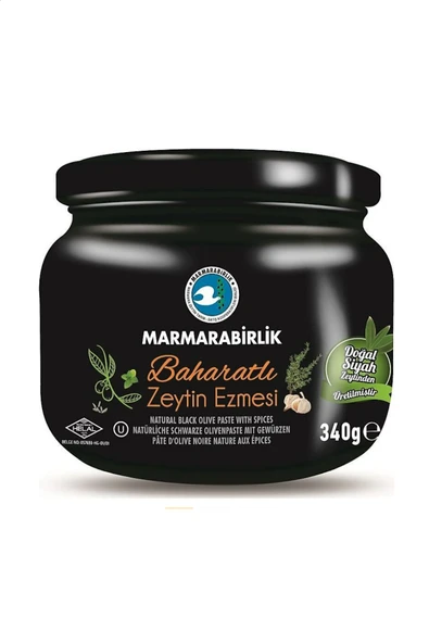 MarmaraBirlik Baharatlı Zeytin Ezmesi 340 gr ürün görseli 1