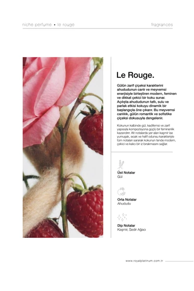LE ROUGE 100 ML NICHE PARFÜM - Resim 2