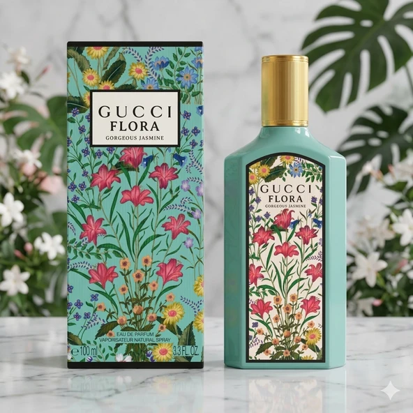 Gucci Flora Gorgeous Jasmine EDP 100 Ml Kadın Parfüm ürün görseli 1
