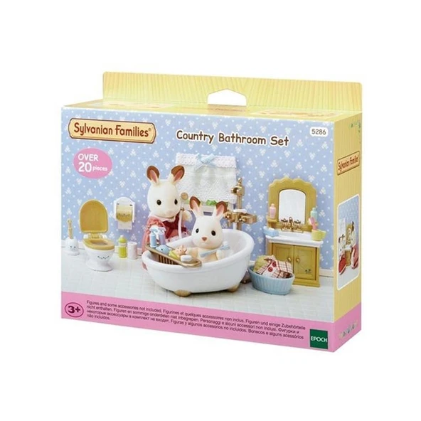 5286 Sylvanian Families, Banyo Seti, 20 parça ,+3 yaş, figürler ayrı satılır. ürün görseli 1