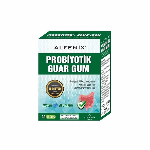 Alfenix Probiyotik Hidrolize Guar Gum 30 Kapsül ürün görseli 1