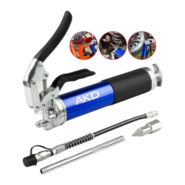 Gres Yağ Tabancası 8000 PSI Tek El Kullanım 400 cc (18 oz) ürün görseli 1