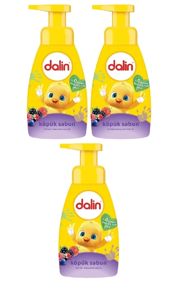 Dalin Bebek Köpük Sabunu 200 Ml Orman Meyveli x 3 Adet ürün görseli 1